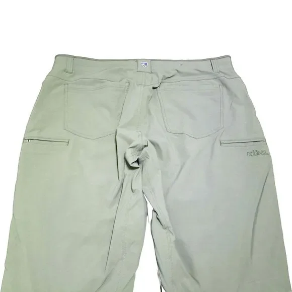 Kuhl Deceptr Pants Men Size 40x32 Olive Gray Lightweight Hiking Stretch (40×31) - Picture 4 of 7